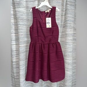 Kohl's Lush Berry Textured Dress